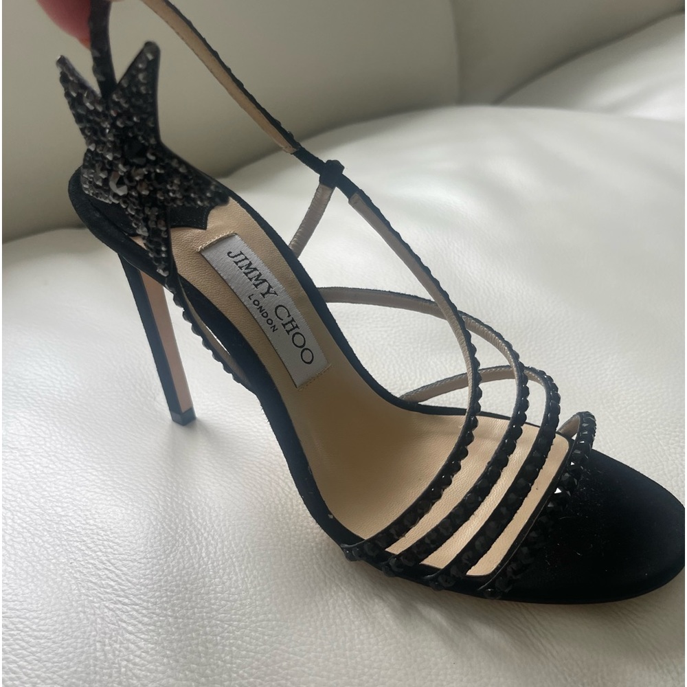Jimmy Choo crystal high heel sandals